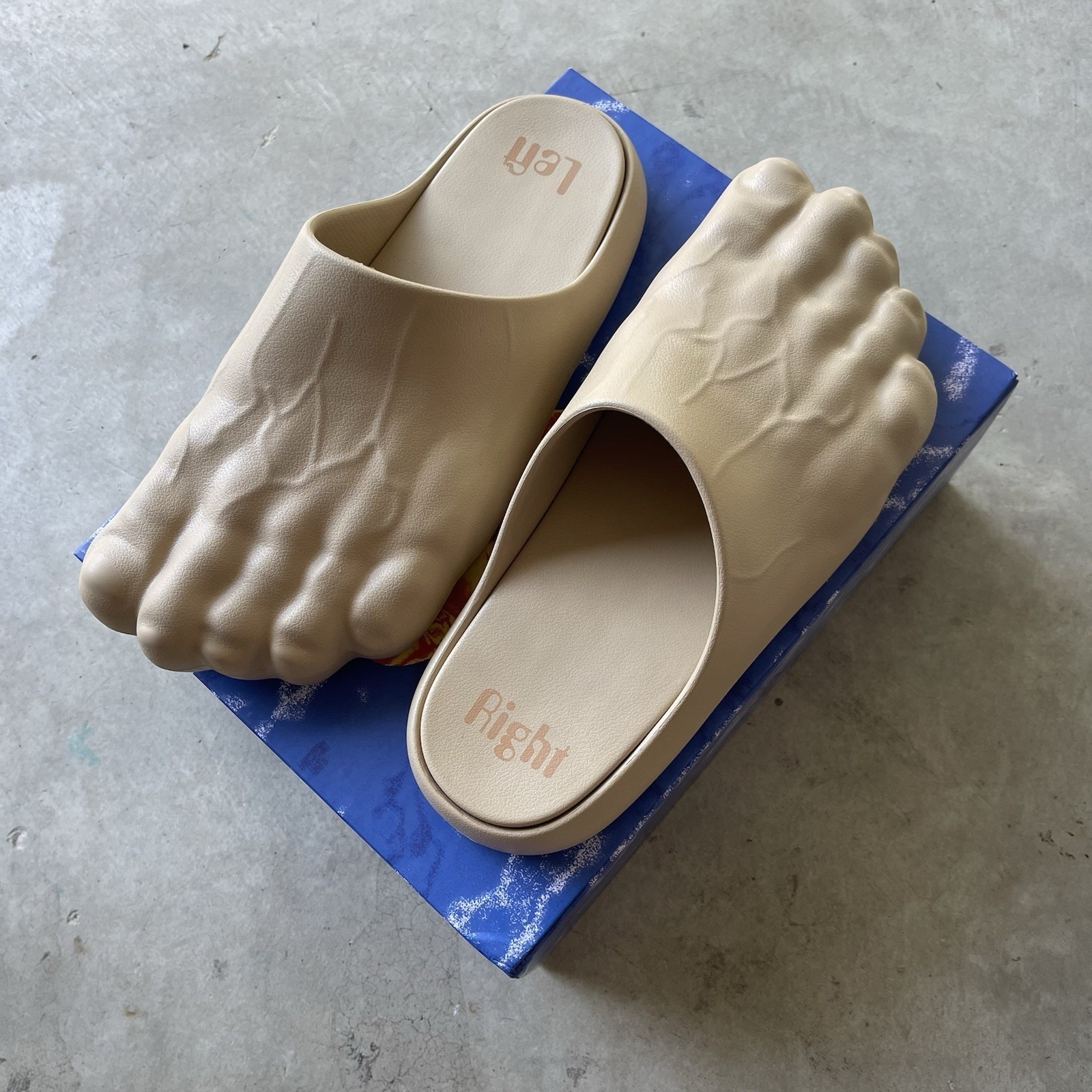 Imran Potato Caveman Shoes Mens Size Large 12 Slides Slip On New With Box